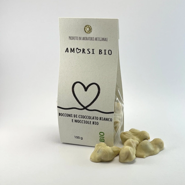AMORSI con cioccolato bianco BIO