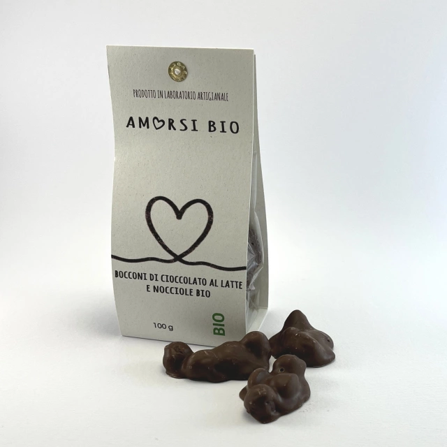 AMORSI con cioccolato al latte BIO