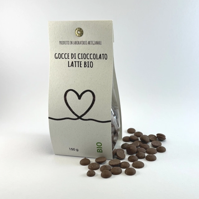 Gocce di cioccolato al latte BIO