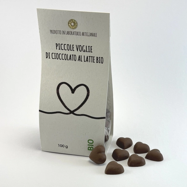 PICCOLE VOGLIE di cioccolato al latte BIO