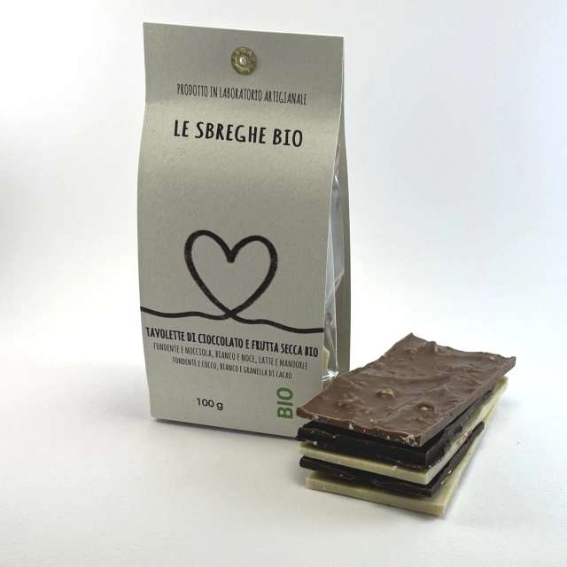 SBREGHE di cioccolato e frutta secca BIO