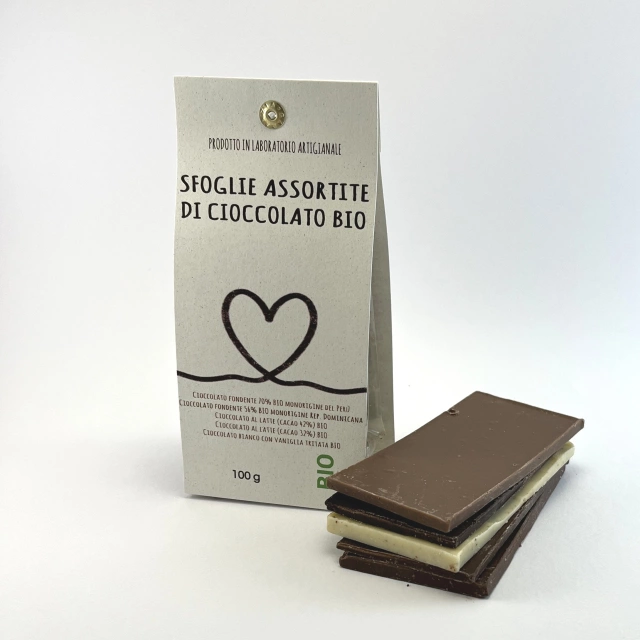 SFOGLIE assortite di cioccolato BIO